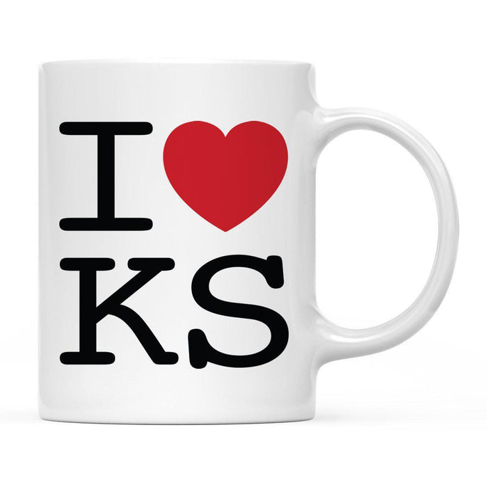 Andaz Press 11oz Heart Graphic I Love US State Coffee Mug-Set of 1-Andaz Press-Kansas-