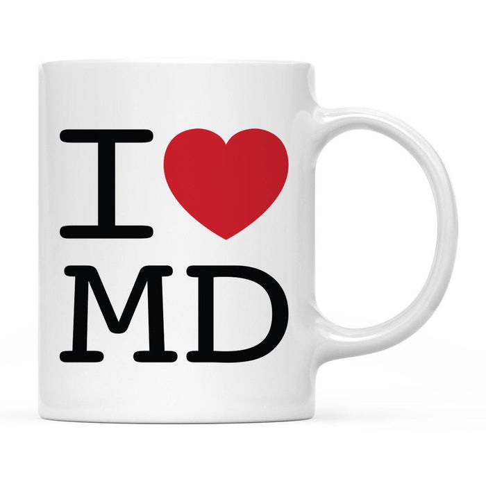 Andaz Press 11oz Heart Graphic I Love US State Coffee Mug-Set of 1-Andaz Press-Maryland-
