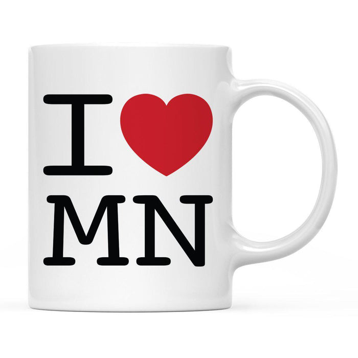 Andaz Press 11oz Heart Graphic I Love US State Coffee Mug-Set of 1-Andaz Press-Minnesota-