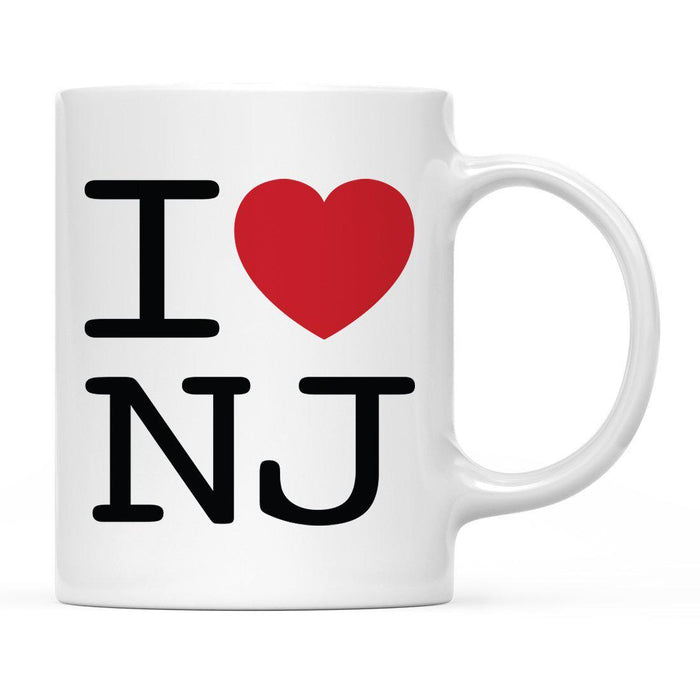 Andaz Press 11oz Heart Graphic I Love US State Coffee Mug-Set of 1-Andaz Press-New Jersey-