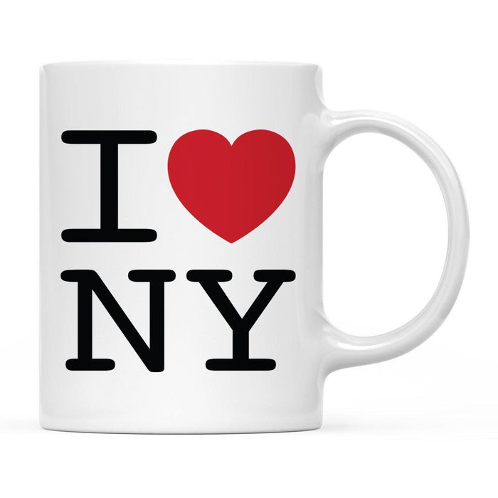 Andaz Press 11oz Heart Graphic I Love US State Coffee Mug-Set of 1-Andaz Press-New York-