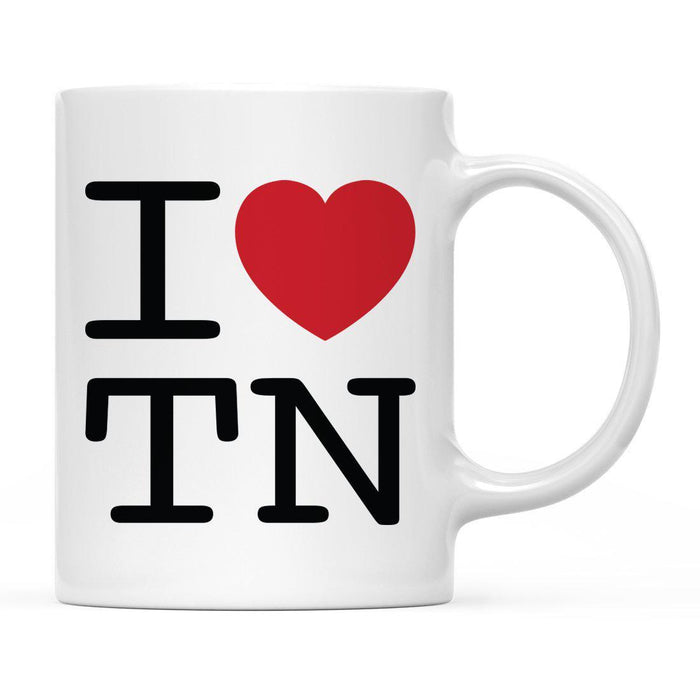 Andaz Press 11oz Heart Graphic I Love US State Coffee Mug-Set of 1-Andaz Press-Tennessee-