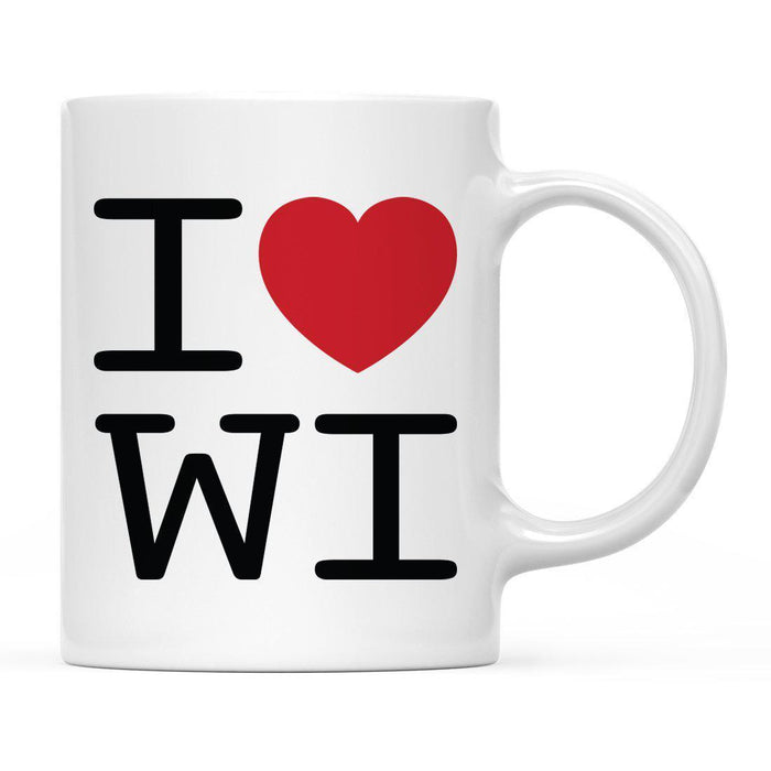 Andaz Press 11oz Heart Graphic I Love US State Coffee Mug-Set of 1-Andaz Press-Wisconsin-