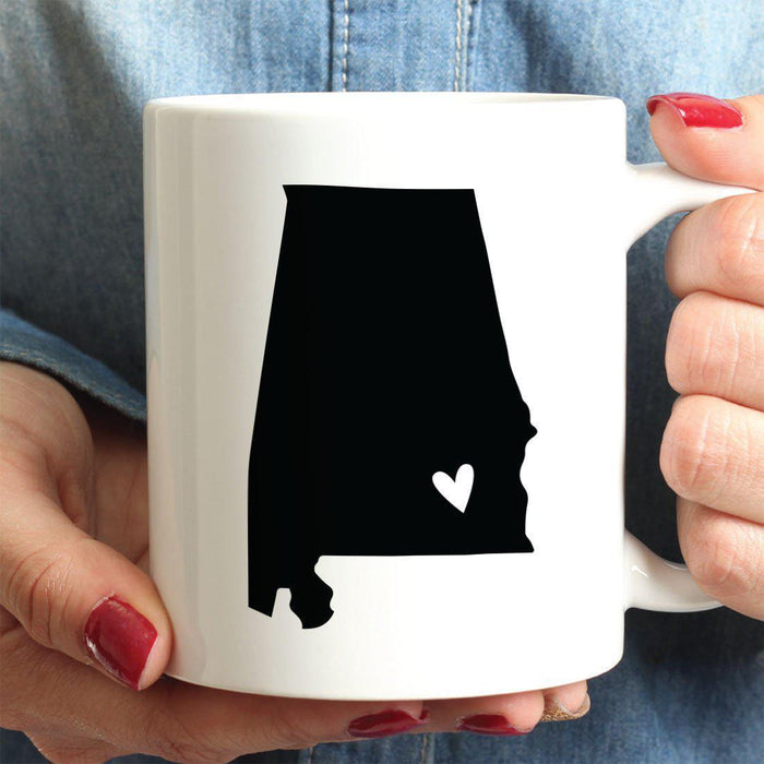 Andaz Press 11oz Heart Graphic US State Coffee Mug-Set of 1-Andaz Press-Alabama-