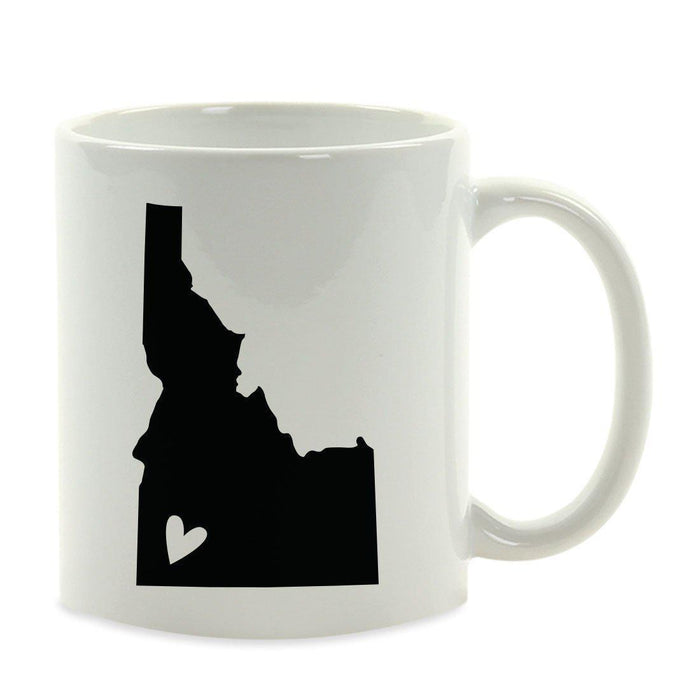 Andaz Press 11oz Heart Graphic US State Coffee Mug-Set of 1-Andaz Press-Idaho-