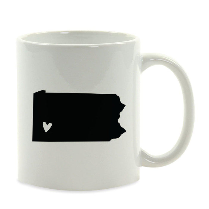 Andaz Press 11oz Heart Graphic US State Coffee Mug-Set of 1-Andaz Press-Pennsylvania-