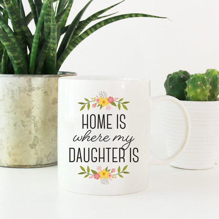 Andaz Press 11oz Mother's Day Home Is Floral Flower Coffee Mug-Set of 1-Andaz Press-Mom-