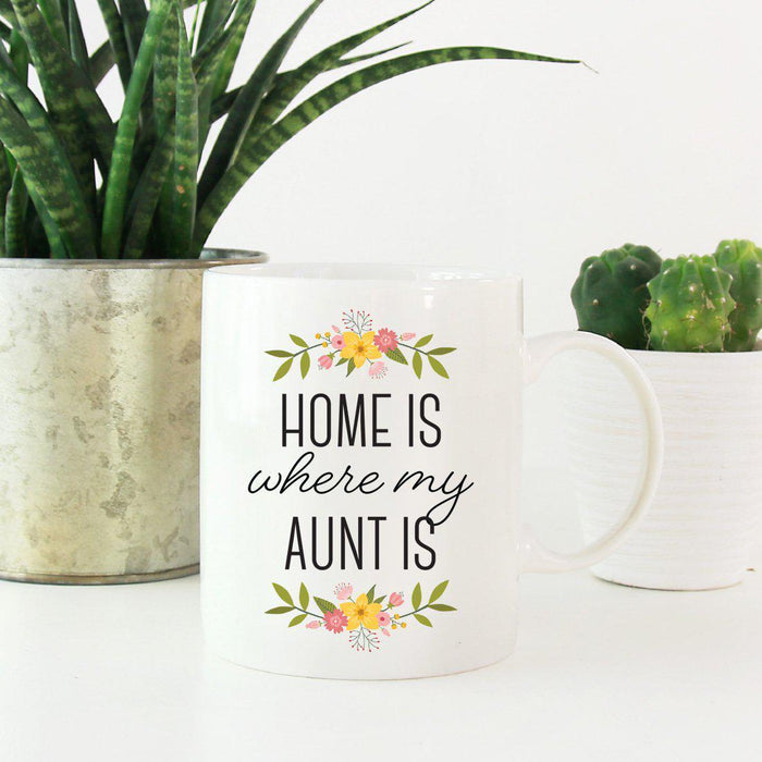 Andaz Press 11oz Mother's Day Home Is Floral Flower Coffee Mug-Set of 1-Andaz Press-Mom-