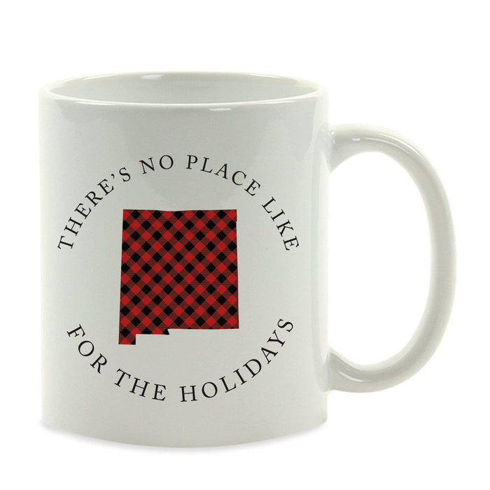 Andaz Press 11oz Plaid US State Home Coffee Mug-Set of 1-Andaz Press-New Mexico-