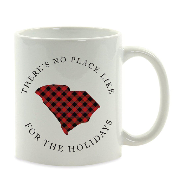 Andaz Press 11oz Plaid US State Home Coffee Mug-Set of 1-Andaz Press-South Carolina-