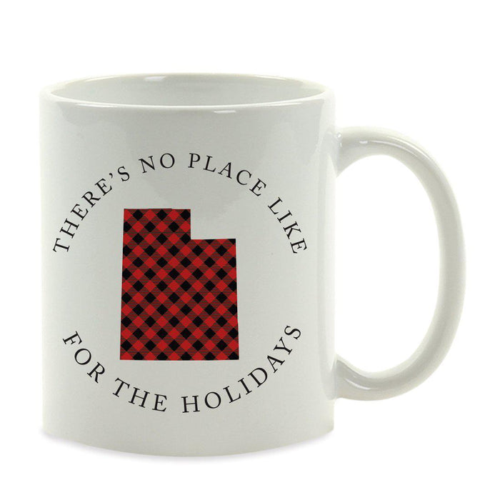 Andaz Press 11oz Plaid US State Home Coffee Mug-Set of 1-Andaz Press-Utah-