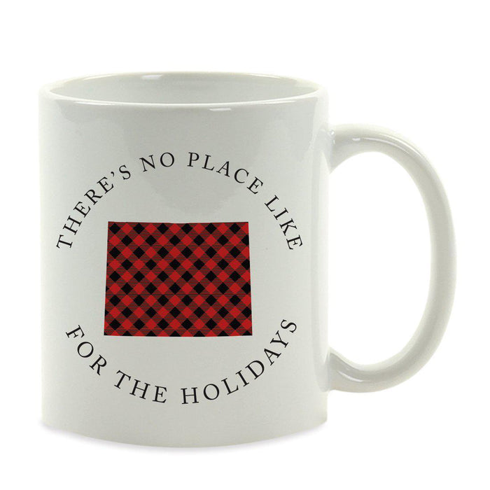 Andaz Press 11oz Plaid US State Home Coffee Mug-Set of 1-Andaz Press-Wyoming-