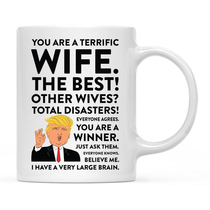 Andaz Press 11oz President Donald Trump Family Terrific Part 2 Coffee Mug-Set of 1-Andaz Press-Wife-