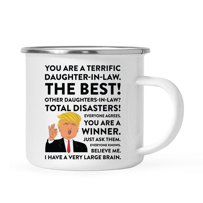 Andaz Press 11oz President Donald Trump Terrific Family Campfire Coffee Mug-Set of 1-Andaz Press-Daughter-in-Law-