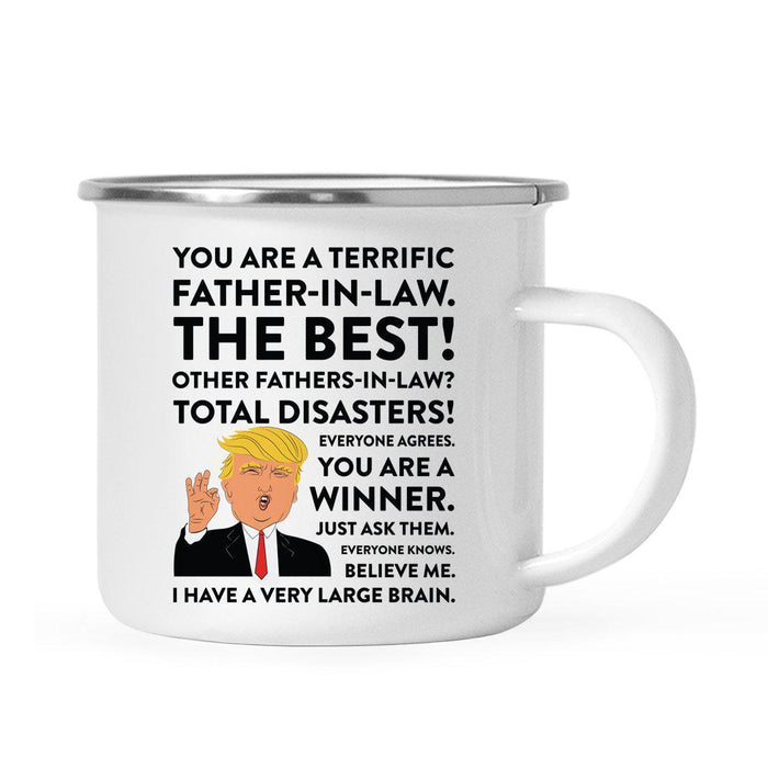 Andaz Press 11oz President Donald Trump Terrific Family Campfire Coffee Mug-Set of 1-Andaz Press-Father-in-Law-