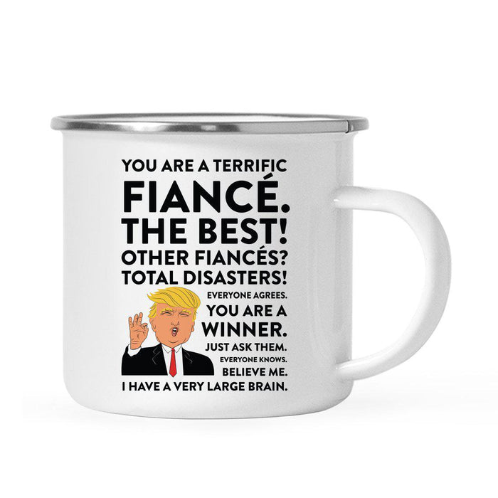 Andaz Press 11oz President Donald Trump Terrific Family Campfire Coffee Mug-Set of 1-Andaz Press-Fiancé-