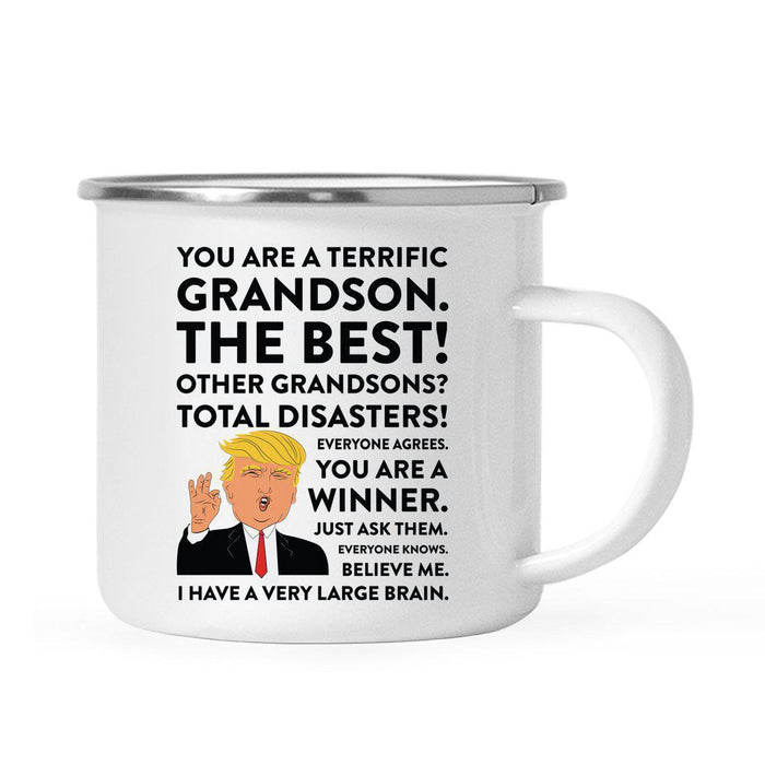 Andaz Press 11oz President Donald Trump Terrific Family Campfire Coffee Mug-Set of 1-Andaz Press-Grandson-