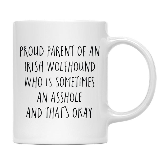 Andaz Press 11oz Proud Dog Parent Coffee Mug - 50 Designs-Set of 1-Andaz Press-Irish Wolfhound-