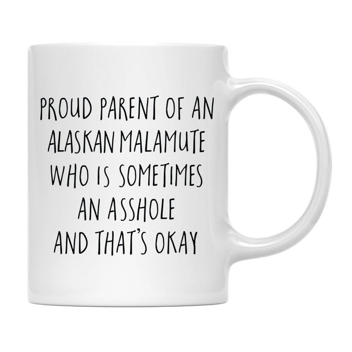 Andaz Press 11oz Proud Dog Parent Coffee Mug Set 1-Set of 1-Andaz Press-Alaskan Malamute-