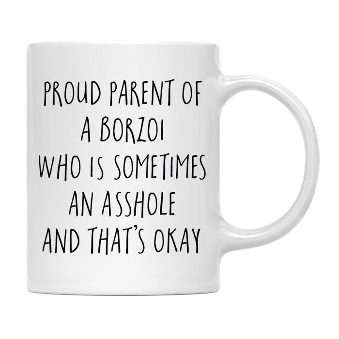 Andaz Press 11oz Proud Dog Parent Coffee Mug Set 1-Set of 1-Andaz Press-Borzoi-