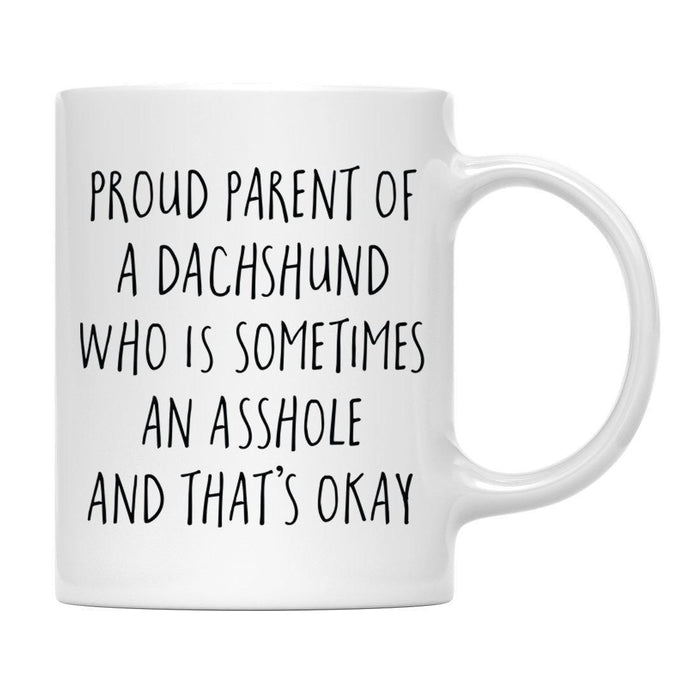 Andaz Press 11oz Proud Dog Parent Coffee Mug Set 1-Set of 1-Andaz Press-Dachshund-