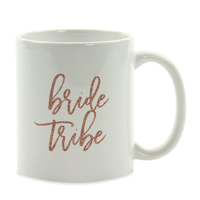 Andaz Press 11oz Rose Gold Faux Glitter Coffee Mug-Set of 1-Andaz Press-Bride Tribe-