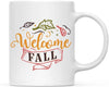 Andaz Press Autumn 11oz. Coffee Mug Gift, Welcome Fall-Set of 1-Andaz Press-Welcome Fall-