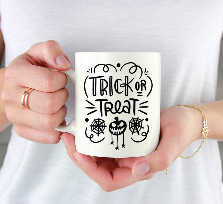 Andaz Press Halloween 11oz. Coffee Mug Gift, Trick Or Treat-Set of 1-Andaz Press-Trick Or Treat-