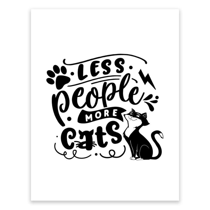 Antisocial Wall Art Collection-Set of 1-Andaz Press-Cats-