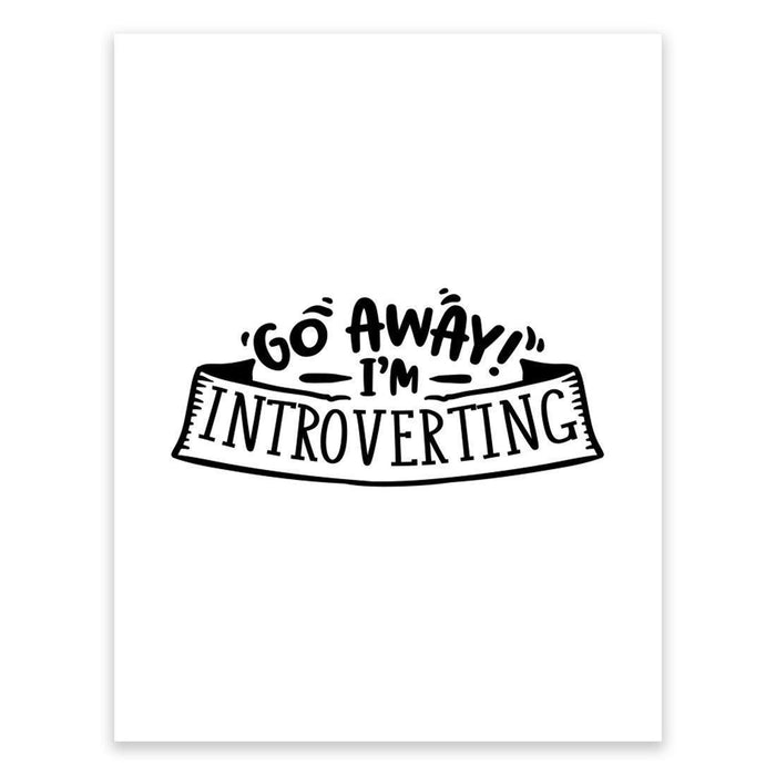 Antisocial Wall Art Collection-Set of 1-Andaz Press-Introverting-