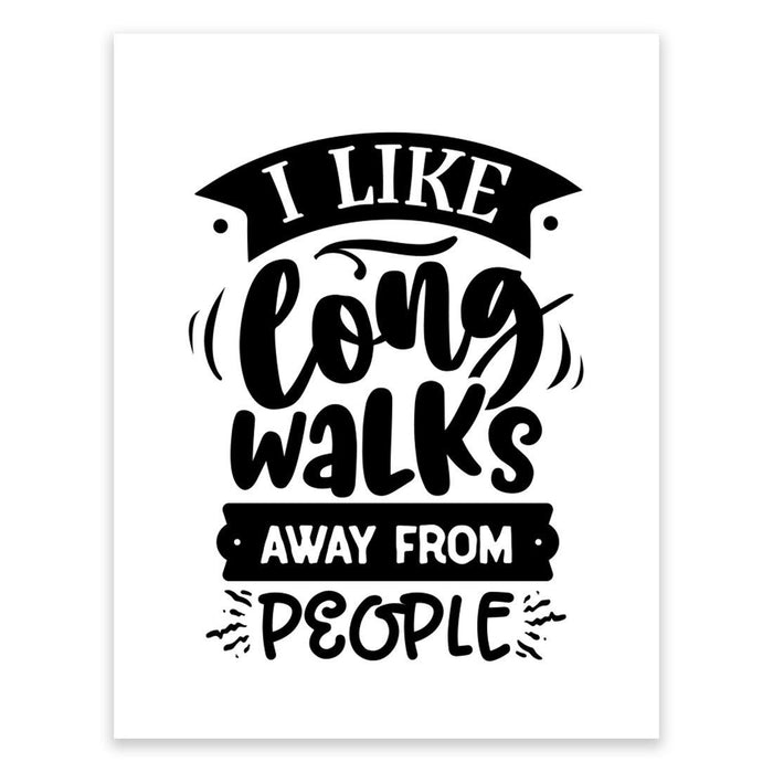 Antisocial Wall Art Collection-Set of 1-Andaz Press-Long Walks-