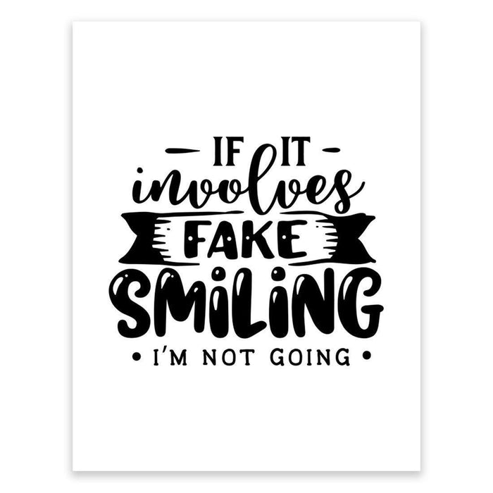 Antisocial Wall Art Collection-Set of 1-Andaz Press-Smiling-