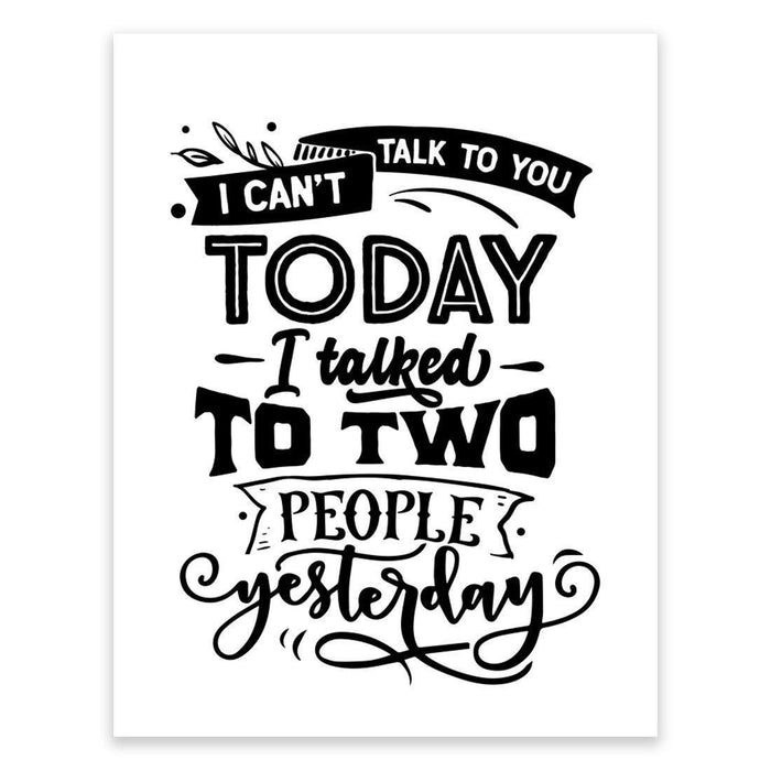 Antisocial Wall Art Collection-Set of 1-Andaz Press-Yesterday-