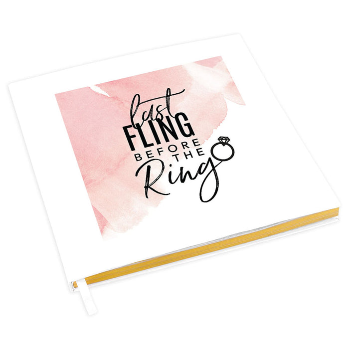 Bachelorette Party Notebook for Bridal Shower Guest Book – 12 Designs Available-Set of 1-Andaz Press-Last Fling Before The Ring-