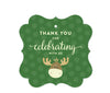 Birthday Fancy Frame Favor Gift Tags, Rustic Woodland Forest Moose-Set of 24-Andaz Press-