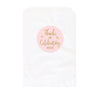 Blush Pink Gold Glitter Print Wedding Favor Bag DIY Party Favors Kit, Thank You!-Set of 24-Andaz Press-