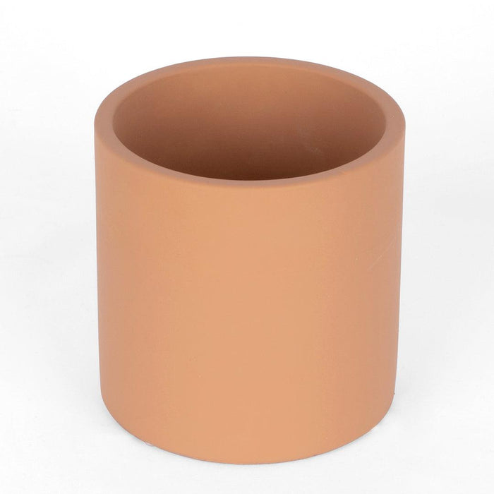 Ceramic Round Planter Pot Vase-Set of 1-Koyal Wholesale-Terracotta-