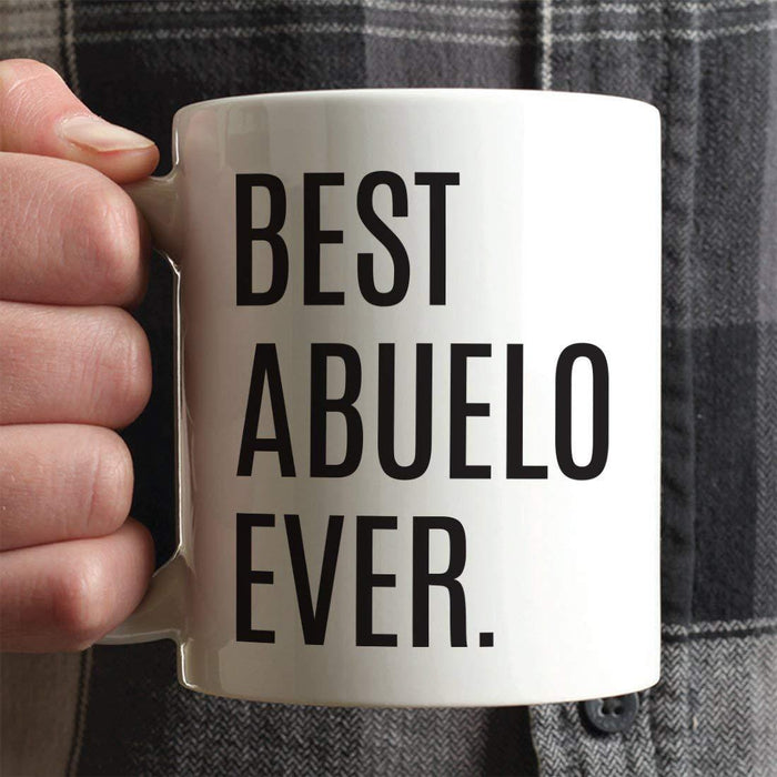 Coffee Mug Birthday Gift, Best Abuelo Ever-Set of 1-Andaz Press-