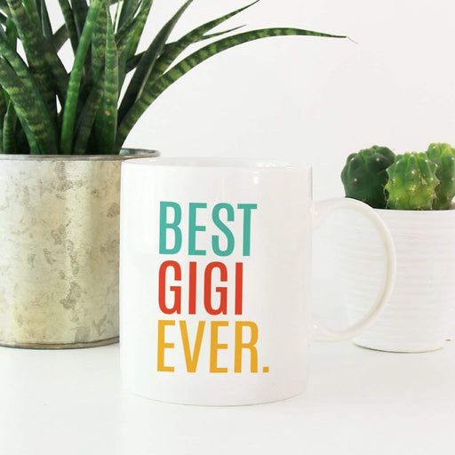Coffee Mug Birthday Gift, Best Gigi Ever-Set of 1-Andaz Press-