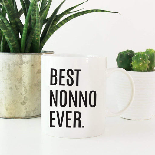 Coffee Mug Birthday Gift, Best Nonno Ever-Set of 1-Andaz Press-