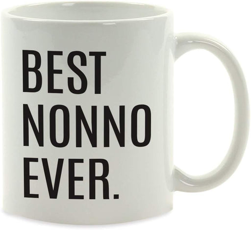 Coffee Mug Birthday Gift, Best Nonno Ever-Set of 1-Andaz Press-