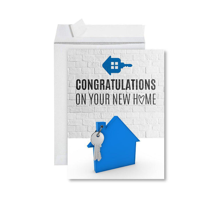 Congratulations Jumbo Card With Envelope, Wedding Greeting Card for Couples-Set of 1-Andaz Press-New Home-