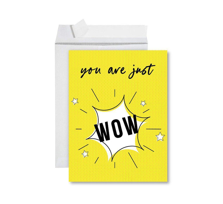 Congratulations Jumbo Card With Envelope, Wedding Greeting Card for Couples-Set of 1-Andaz Press-You Are Just Wow-