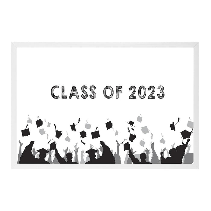 Custom Graduation Signature Frame Guest Book Alternative, Set of 1-Set of 1-Andaz Press-Class of 2023-