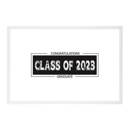 Custom Graduation Signature Frame Guest Book Alternative, Set of 1-Set of 1-Andaz Press-Class of 2023 Graduate-