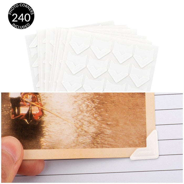 Custom Memorial Guestbook with Gold Accents, White Guest Sign in Registry, Scrapbook, Photo Album-Set of 1-Andaz Press-Rustic Wood-