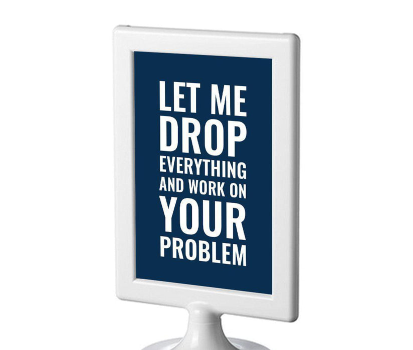 Funny & Inspirational Quotes Office Framed Desk Art-Set of 1-Andaz Press-World's Best Boss-