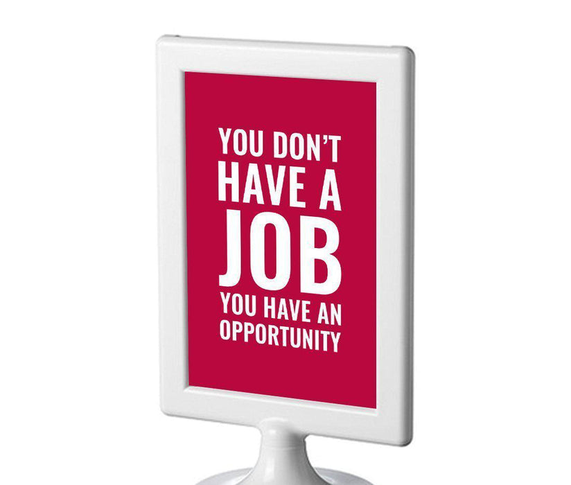 Funny & Inspirational Quotes Office Framed Desk Art-Set of 1-Andaz Press-World's Best Boss-