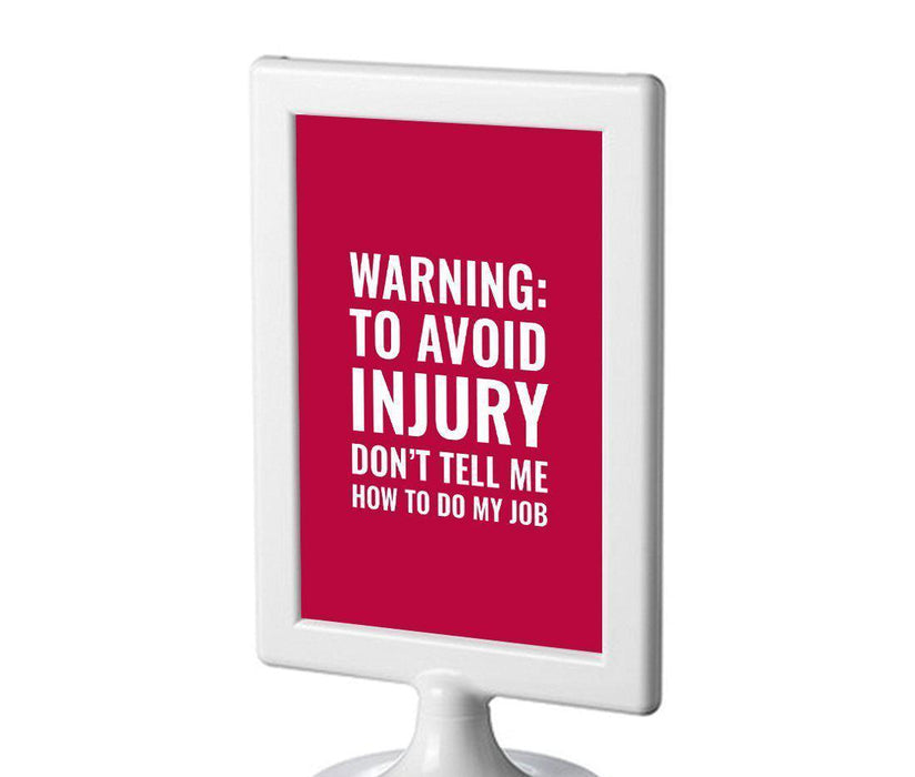Funny & Inspirational Quotes Office Framed Desk Art-Set of 1-Andaz Press-World's Best Boss-