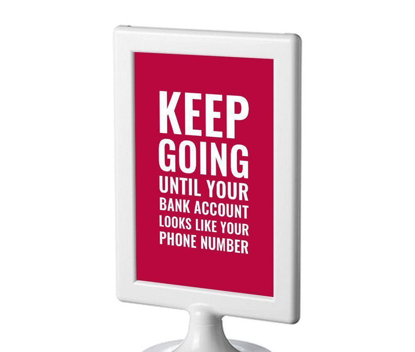 Funny & Inspirational Quotes Office Framed Desk Art-Set of 1-Andaz Press-World's Best Boss-